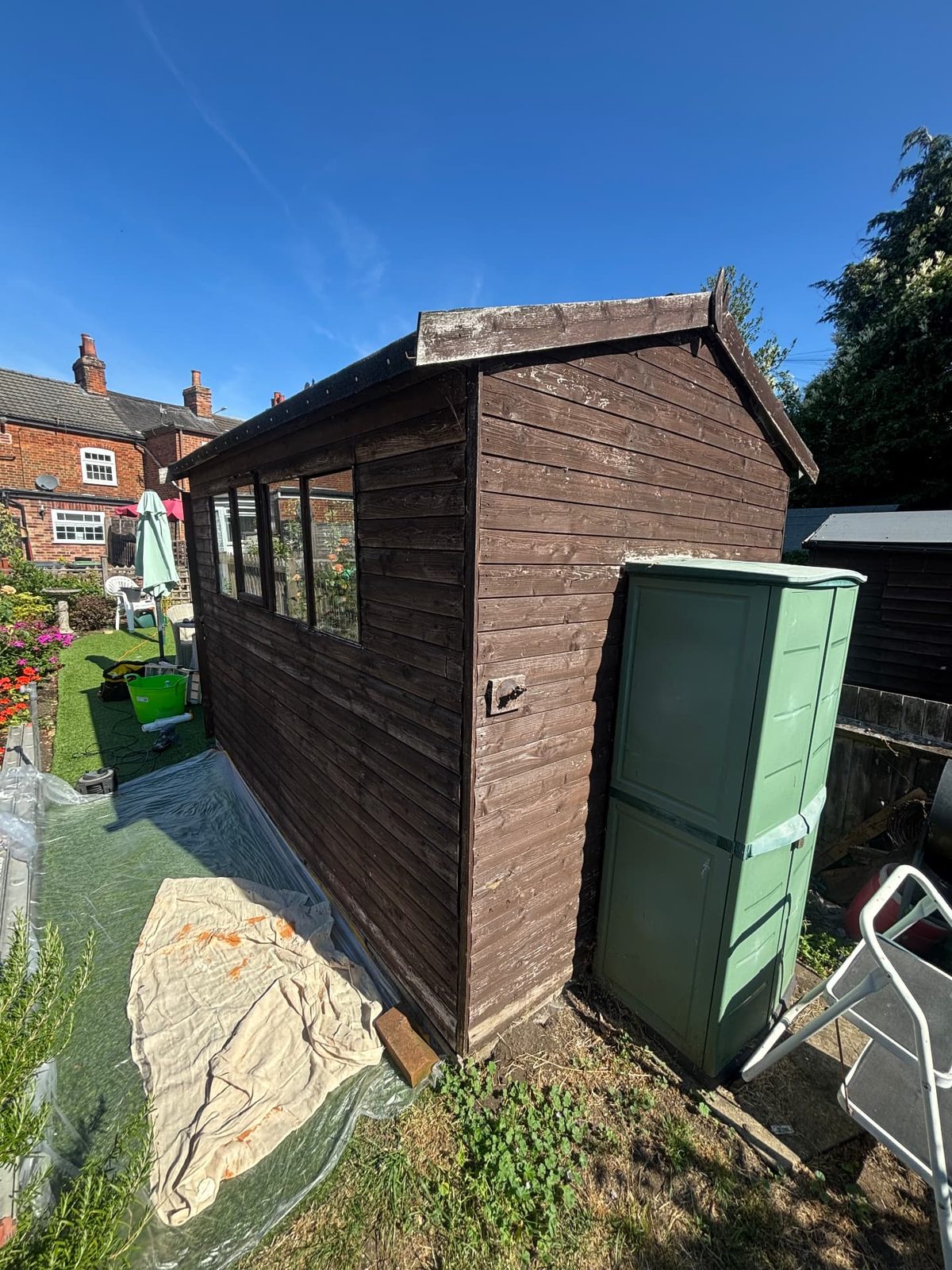 Summerhouse restoration — before
